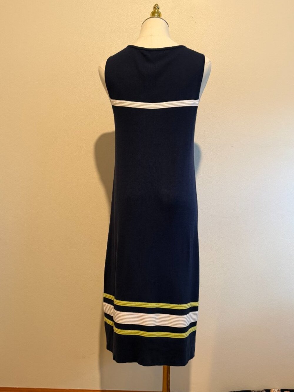 Tommy Bahama Cotton Silk Striped Midi Dress Size XS - Picture 10 of 10